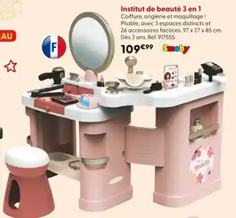 La Grande Récré SMOBY Institut de beauté 3 en 1 offre