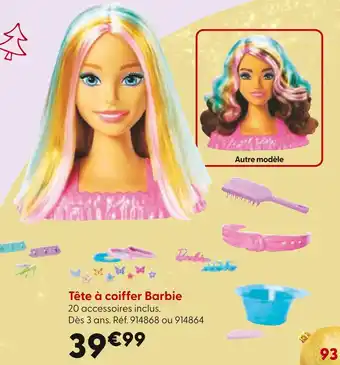 La Grande Récré Barbie Tête à coiffer offre