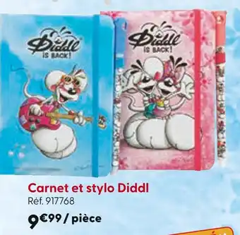 La Grande Récré Diddl Carnet et stylo offre