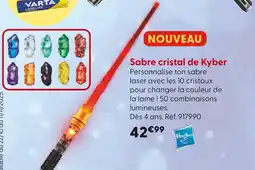 La Grande Récré VARTA Sabre cristal de Kyber offre