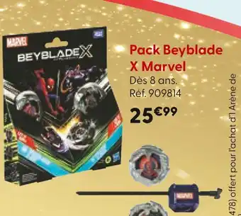 La Grande Récré X MARVEL Pack Beyblade X offre
