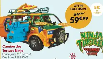 La Grande Récré Ninja Turtles Camion des Tortues Ninja offre