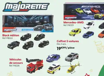 La Grande Récré MAJORETTE Black édition offre