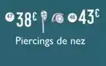 E.Leclerc Bijoux Piercings de nez offre