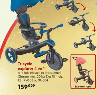 La Grande Récré GLOBBER Tricycle explorer 4 en 1 offre