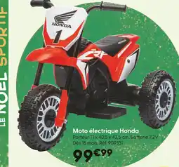 La Grande Récré HONDA Moto électrique offre