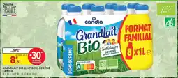 Intermarché Candia - grandlait bio u.h.t. demi-écrémé offre