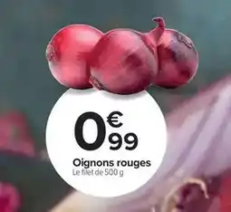 Carrefour Market Oignons rouges offre