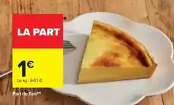 Carrefour Market Part de flan offre
