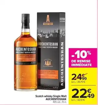 Carrefour Market Scotch - scotch whisky single malt offre