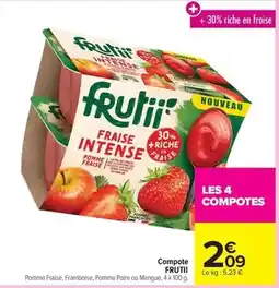 Carrefour Market Compote offre