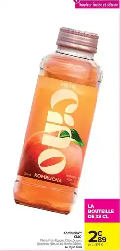 Carrefour Market Kombucha offre