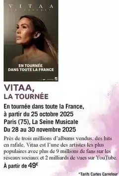 Carrefour Market La tournée offre