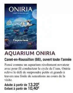 Carrefour Market Aquarium offre