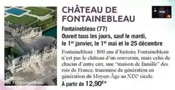 Carrefour Market Tous - château de fontainebleau offre