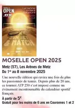 Carrefour Market Sun - moselle open 2025 offre