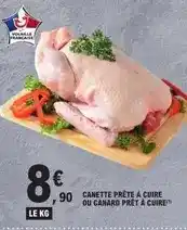 E.Leclerc Francaise - canette prête à cuire ou canard prêt à cuire offre