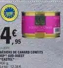 E.Leclerc Canard - gésiers de confits igp sud-ouest offre