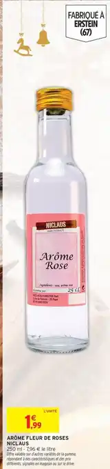 Intermarché NICLAUS Arôme fleur de roses offre