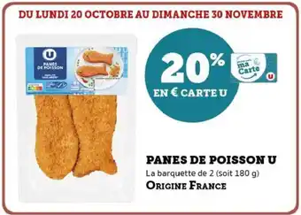Hyper U Panes de poisson u offre