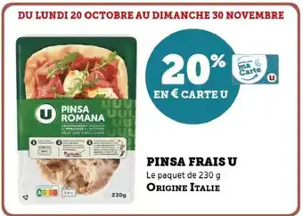Hyper U Pinsa frais u offre