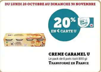 Hyper U Creme caramel u offre