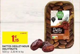 Intermarché HOLYFRUITS Dattes deglet-nour offre