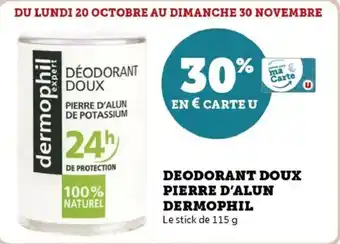 Hyper U Deodorant doux pierre d alun dermophil offre