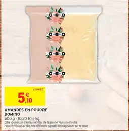 Intermarché DOMINO Amandes en poudre offre