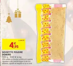 Intermarché DOMINO Noisette poudre offre