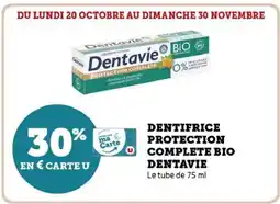 Hyper U Dentifrice protection complete bio dentavie offre
