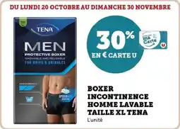 Hyper U Boxer incontinence homme lavable taille xl tena offre