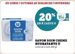 Hyper U Savon soin creme hydratante u offre