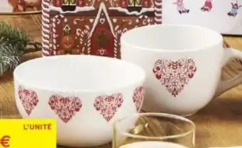Intermarché Tasse motif cœur offre