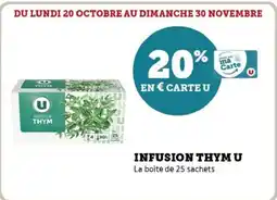 Hyper U Infusion thym u offre