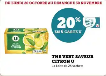 Hyper U The vert saveur citron u offre