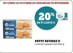 Hyper U PETIT BEURRE U offre