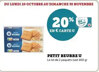 Hyper U Petit beurre u offre