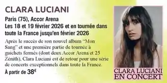 Carrefour Market Clara luciani offre