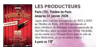 Carrefour Market Paris theare de paris jusqu'au 31 janvier 2026 offre