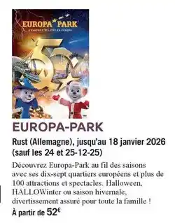 Carrefour Market Rust (allemagne), jusqu'au 18 janvier 2026 (sauf les 24 et 25-12-25) offre