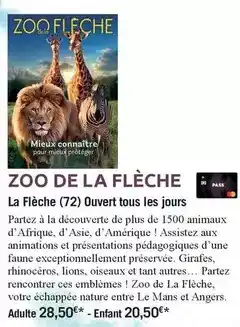 Carrefour Market Tous - zoo de la fleche offre