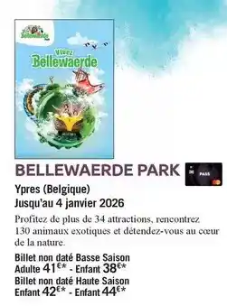 Carrefour Market Bellewaerde park offre