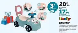 Super U Smoby - porteur auto avec klaxon offre