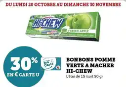 Hyper U Bonbons pomme verte a macher hi-chew offre