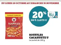 Hyper U Souffles cacahuete u offre