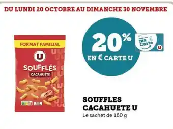 Hyper U Souffles cacahuete u offre