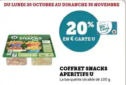 Hyper U Coffret snacks aperitifs u offre
