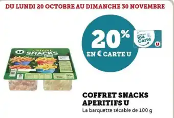 Hyper U Coffret snacks aperitifs u offre