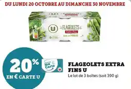 Hyper U Flageolets extra fins u offre